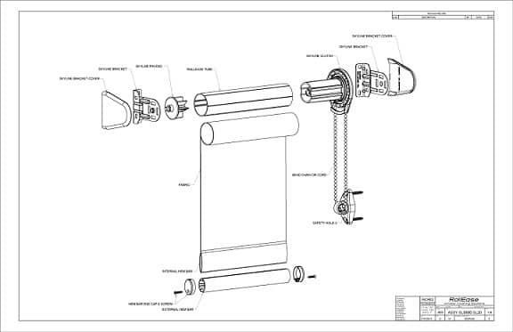 accesorios para cortinas roller simple