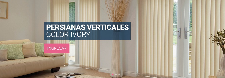 persianas verticales de pvc