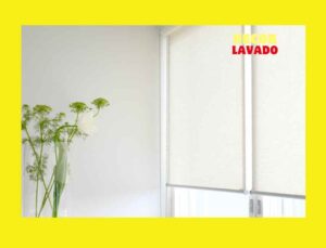 lavado de Cortinas roller Transparentes